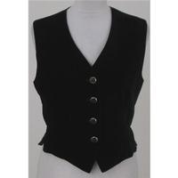 Precis size 10 black velvet waistcoat