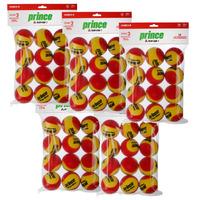 Prince Play and Stay Stage 3 Red Foam Mini Tennis Balls - 5 Dozen