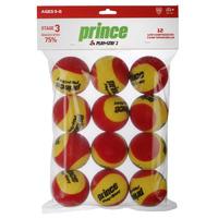 Prince Play and Stay Stage 3 Red Foam Mini Tennis Balls - 12 Pack