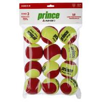 Prince Play and Stay Stage 3 Red Felt Mini Tennis Balls - 12 Pack