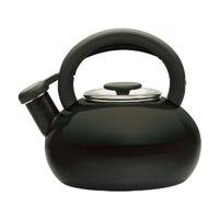 prestige enamel stove top kettle 14 litre in black