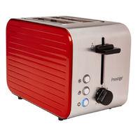 prestige 2 slice toaster in red 46121