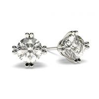 Prong Setting Stud Earring