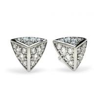 Prong Setting Round Diamond Designer Stud Earrings