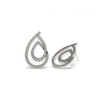 Prong Setting Round Diamond Designer Stud Earring