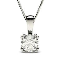 Prong Setting Classic Solitaire Pendant