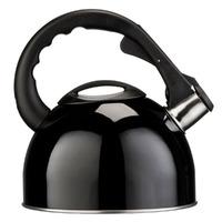 premier housewares 25 litre whistling kettle in black
