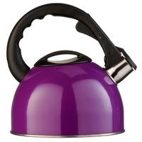 Premier Housewares 2.5 Litre Whistling Kettle in Purple