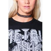 pretty lace choker black