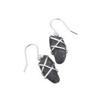 preseli bluestone earrings wire wrapped with silver