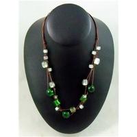 Pretty Green Bead Necklace