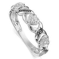 Precious Sentiments Half-Eternity Ring
