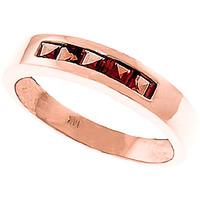 Princess Cut Garnet Ring 0.6ctw in 9ct Rose Gold