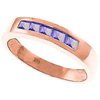 princess cut tanzanite ring 05ctw in 9ct rose gold