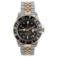 pre owned rolex mens oyster perpetual gmt master watch 4118069