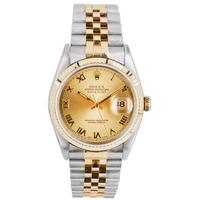 pre owned rolex mens oyster perpetual datejust watch 46233