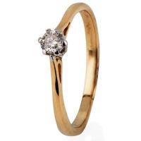 Pre-Owned 18ct Yellow Gold Diamond Solitaire Ring 4111140
