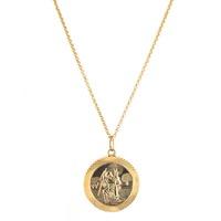 Pre-Owned 9ct Yellow Gold St Christopher Necklace 4156520