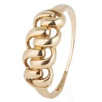 pre owned 9ct yellow gold plaited head ring 4146925