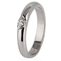 Pre-Owned 18ct White Gold Diamond Set Band Ring 4187578