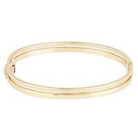Pre-Owned 9ct Yellow Gold Hinged Double Bangle 4121937