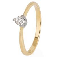 Pre-Owned 18ct Yellow Gold Diamond Solitaire Ring 4111279