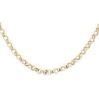 Pre-Owned 9ct Yellow Gold Belcher Chain Necklace 4103227