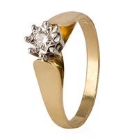 Pre-Owned 18ct Yellow Gold Diamond Solitaire Ring 4111310