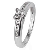 pre owned platinum multi diamond ring 4111074