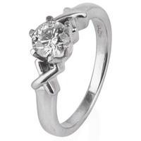 Pre-Owned 18ct White Gold Diamond Solitaire Ring 4112129