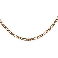 Pre-Owned 9ct Yellow Gold Figaro Chain Necklace 4149116