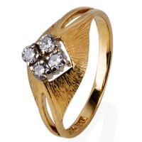Pre-Owned 18ct Yellow Gold Diamond Four Stone Ring 4111112