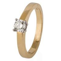 Pre-Owned 18ct Yellow Gold Diamond Solitaire Ring 4112218