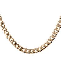 Pre-Owned 9ct Yellow Gold Rounded Curb Chain Necklace 4103157