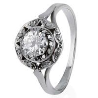 Pre-Owned 18ct White Gold Orante Diamond Solitaire Ring 4112319