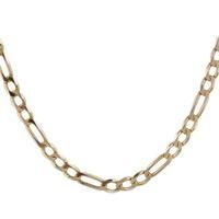 Pre-Owned 9ct Yellow Gold Figaro Chain Necklace 4103189