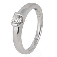Pre-Owned 18ct White Gold Diamond Solitaire Ring 4112189