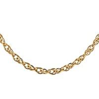 Pre-Owned 9ct Yellow Gold Rope Chain Necklace 4103178