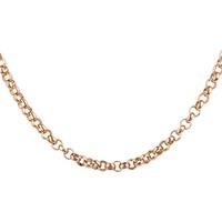 Pre-Owned 9ct Rose Gold Belcher Chain Necklace 4103172