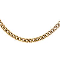 Pre-Owned 9ct Yellow Gold Flat Curb Chain Necklace 4103137