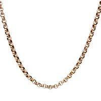 Pre-Owned Rose Gold Faceted Belcher Chain Necklace 4103032