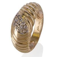 Pre-Owned 14ct Yellow Gold Diamond Band Ring 4332657