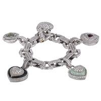 pre owned silver judith ripka charm bracelet 4334009