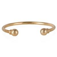 Pre-Owned 9ct Yellow Gold Solid Torque Bangle 4121956