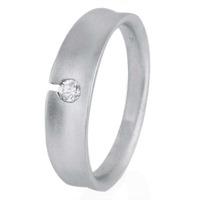 pre owned 18ct white gold diamond set band ring 4111255