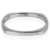 Pre-Owned 9ct White Gold Rigid Hinged Bangle 4121643
