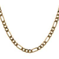 Pre-Owned 9ct Yellow Gold Figaro Chain Necklace 4103197