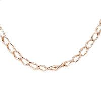 Pre-Owned 9ct Rose Gold Solid Albert Curb Chain Necklace 4103167