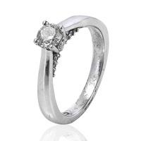 Pre-Owned 18ct White Gold Diamond Solitaire Ring 4148507