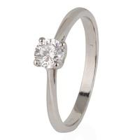 pre owned platinum diamond solitaire ring 4112173